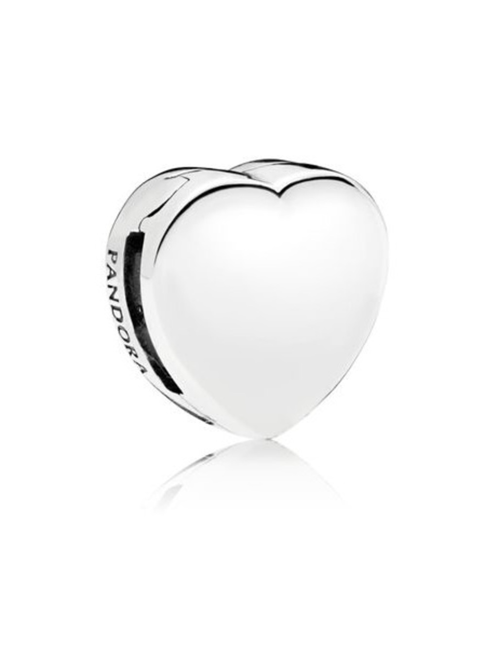 Authentic Pandora Engravable Pandora Reflexions Heart Charm Sterling Silver